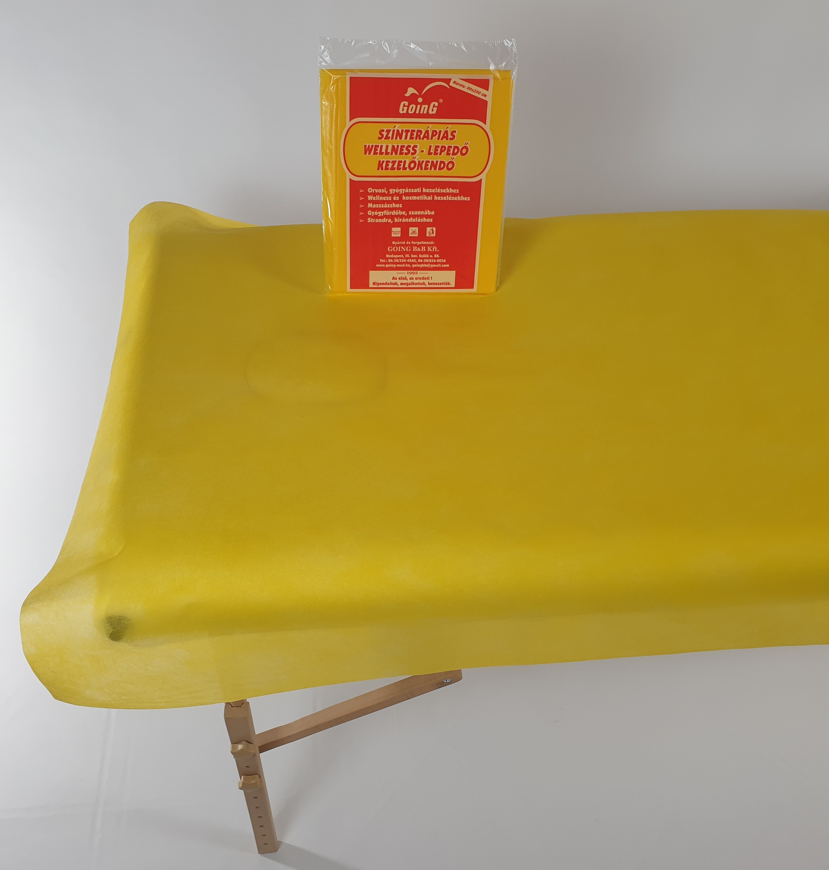 Higienic sheet 100x200 yellow
